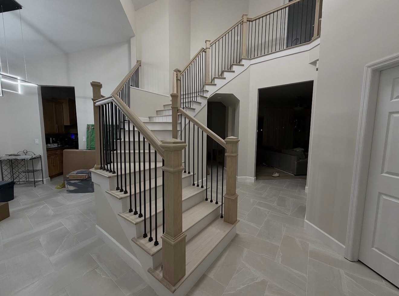 Finished staircase by Rufino Carpentry